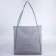 Bag - Shoper with a patch Nazamok Gray, 40 × 38 × 7 cm