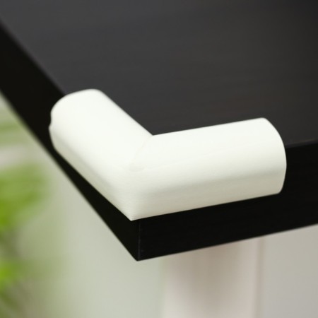 Set of protective pads on corners, 4 pcs., White color-1