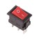 Klavikh switch 250V 3A (3C) On-on Red Micro (RWB-102) Rexant