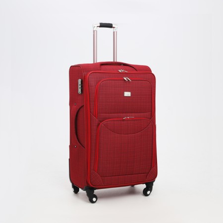Big suitcase 28 ", a lightning department, code castle, 4 wheels, 2 outer pockets, red color-1