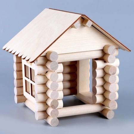Designer "Collect a house from logs No. 2"