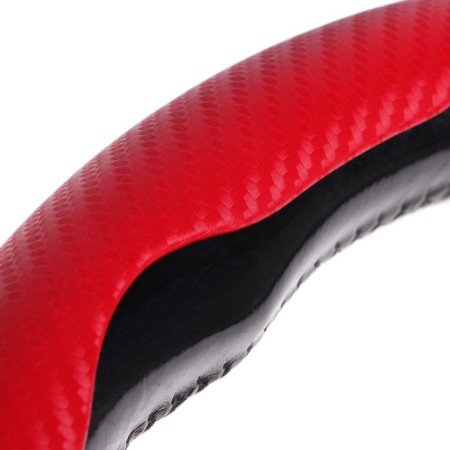 Lays on the steering wheel of the car, red, set 2 pcs-1