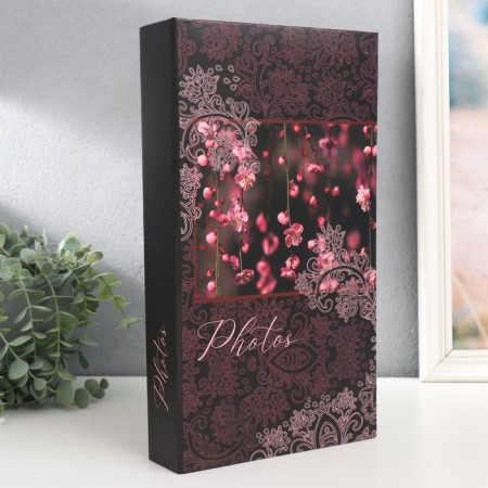 Photo album in 300 photos 10x15 cm, plastic. Bloom sheets Sakura