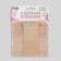 Brutter's-extension fastener, 3 rows 3 hooks, 5 × 10.5 cm, 3 pcs, beige color