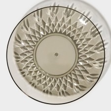 Branch plate, d = 20 cm, brown color