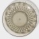Branch plate, d = 20 cm, brown color
