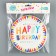 Paper plates "Happy Birthday", 6 pcs.
