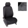 Auto-Chekhls for Nissan X-Trail T32, 2014-, Black, Eco-leather, set
