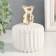 Coramics Coramics "Golden Bear" White relief 11.5x8.2x8.2 cm