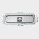 A stainless steel cover to gastrotics 2/4, 53 × 16.2 cm, thickness 0.8 mm