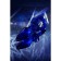 Anal sleeve Sexus Glass, Glass, Blue, 14 cm, D = 3.5 cm