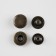 Installation button, alpha (S-shaped), d = 15 mm, black nickel color
