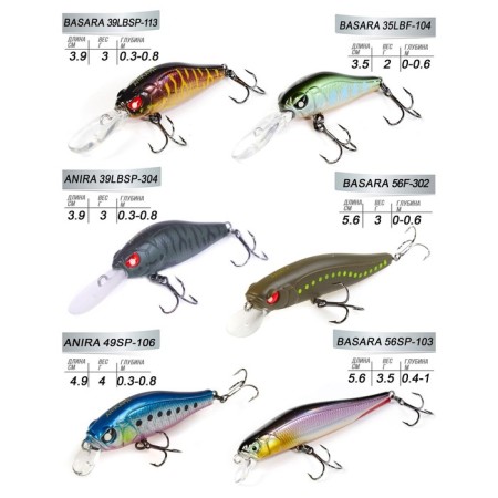Set of wobblers LJ Pro Series 08 SET 6 pcs.-1