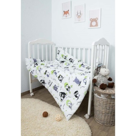 Blanket in the crib, size 110x140 cm, white color