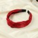 Hair rim "June" 2.5 cm, red