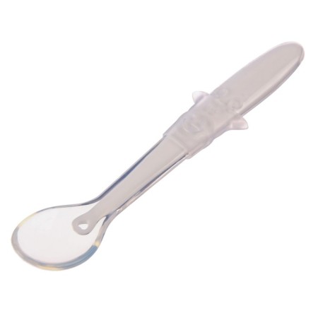 Spoon silicone children's "giraffes", white color-3