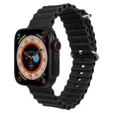 Smart hours, 180 mAh, IPS, 240x282, Android 5.0+, iOS 10+, silicone strap, black