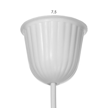 White wire 30cm, with a cartridge E27-4