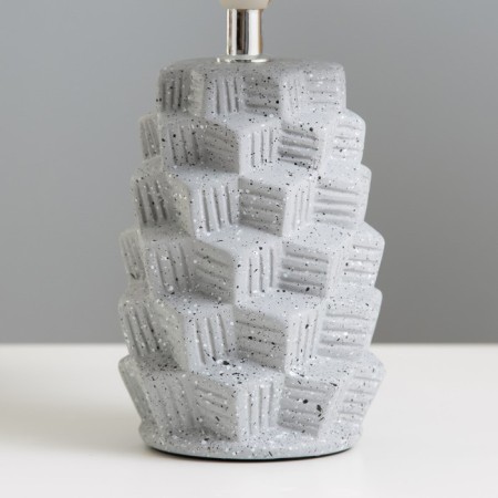 Iris table lamp E14 40W gray 20x20x33 cm Risalux-3
