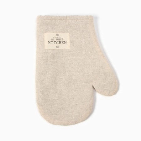 Ethel Ethel mittens, col. dairy, 20x28 cm, 70% HL, 30% linen, gut 250 g/m2-1