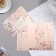 Postcard "On this happy day!" embossing, congruen, cake, arch, white tones, 19x29 cm