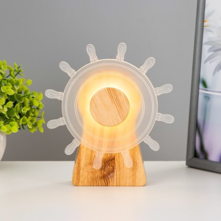 Touch -lamp "helm" LED is spinning 6W USB 15x4x16 cm Risalux-2