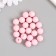 Beads for creativity plastic "Children's pink" matte d = 1.2 cm set 20 g