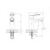 Mixer for the sink Rush Balearic BA3935-11, single-leaf, chromium