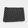 Cosmetic bag with lightning, black color