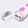 Vibrator with a clitoral stimulant, 30 modes, 19.4 x5.4 cm, pink