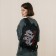 Backpack School Textile "Dragon", 38x14x27 cm, black color