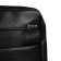 Male bag over the shoulder, Textura, artificial leather, black color