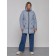 Winter jacket female, size 50, blue color
