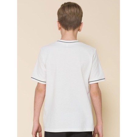 Henley T -shirt for Pelican boy, height 152 cm, milk color-3