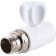 Ballic Kalde Ball, polypropylene, d = 25 mm x 3/4 ", collapsible, straight, with a plug nut
