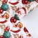 Glossy packaging paper "New Year's toys", 70 x 100 cm, New Year