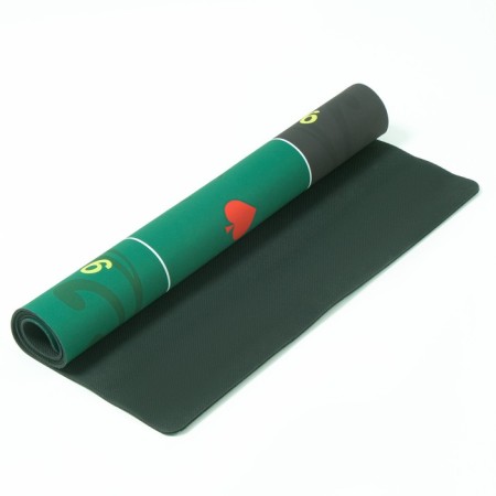 Cloth for poker, rubberized, 120 x 60 cm, thickness 3 mm, green-4