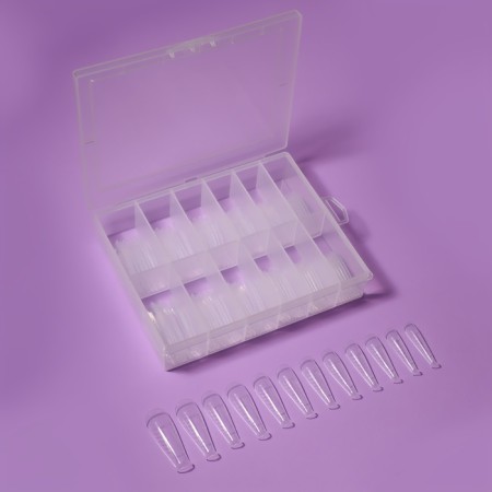 Upper forms for building, set of 120 pcs, ballerina form, transparent-2