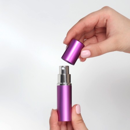 Perfume bottle, with a spray, 10 ml, purple color-13