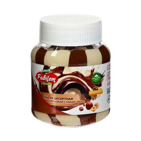 Desser hazel paste with cocoa Fabilem, 350 g