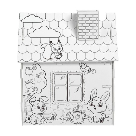 House coloring "Funny animals", 3B1-6