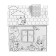 House coloring "Funny animals", 3B1