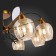 Ceiling EVOLUCE lamp. Sle110002-08. Acro. 8x60 watts, E27, 75x75x29 cm, bronze color