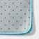 Fluffing shaft rug, 50 × 80 cm, azure color