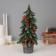 Christmas tree decor "with berries, in a pot" 33x8.5 cm