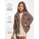 Children's jacket Amarobaby Lama, height 128 cm, chocolate color