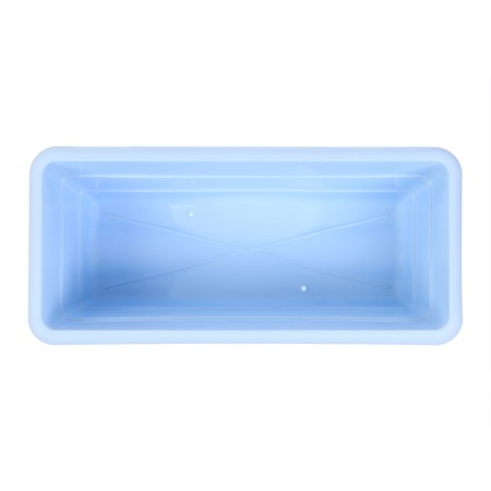 Box for flowers, 48 ​​× 22 × 17 cm, 10 l, blue-2