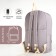 Youth backpack from lightning textiles, 2 pockets, gray color