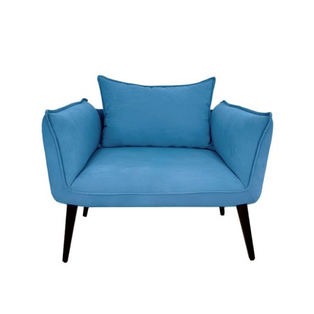 The Naples chair, without a mechanism, velor, blue color