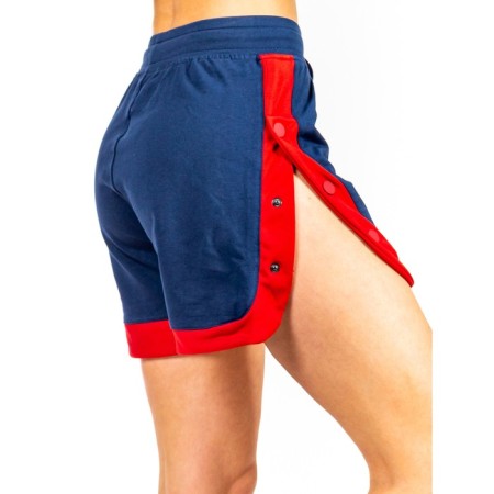 Women's shorts ise, size 48 cm, dark blue color-6